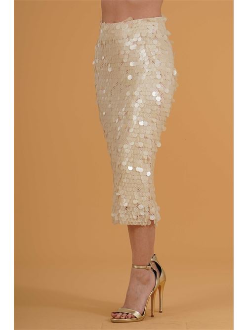 Gonna in paillettes twins fantasy | T4862GIVORY